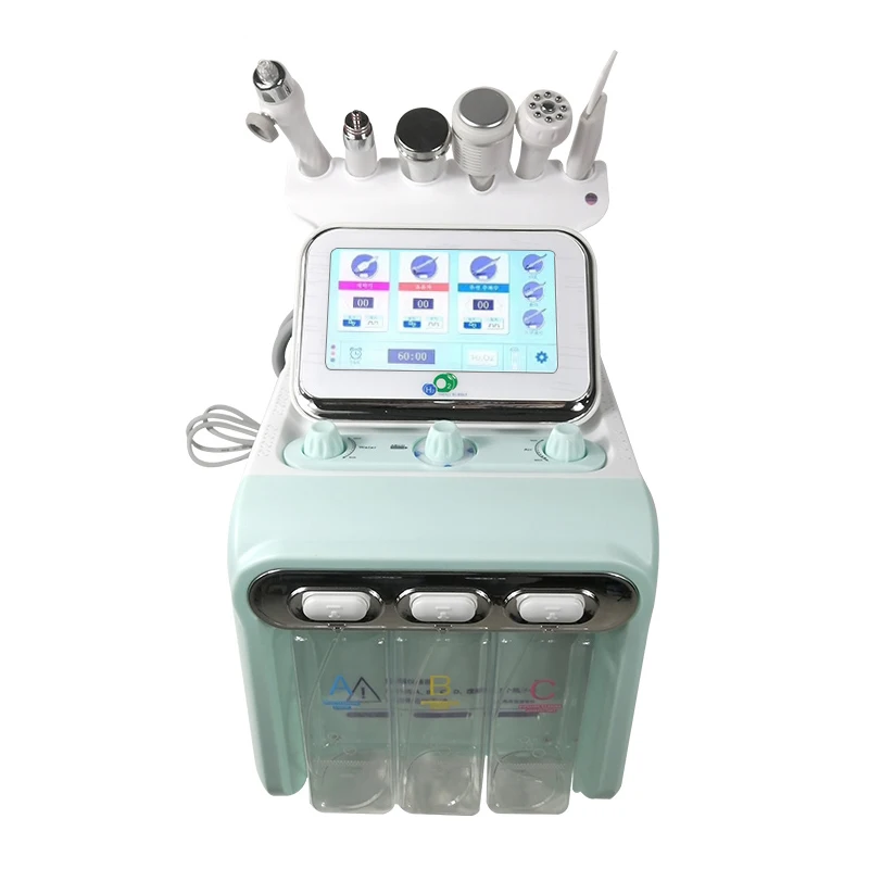 6 в 1 воды дермабразия машина водородный кислорода Малый пузырьковый Красота что