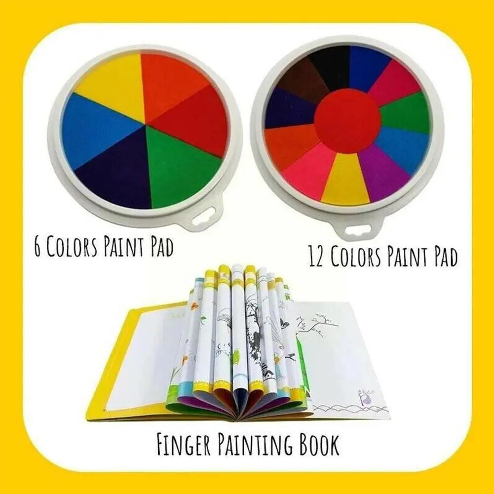 

Funny Lovely Finger Painting Drawing Toys Finger Educational Painting Tool Kids Learning Early Toy Kit Mud R9D3