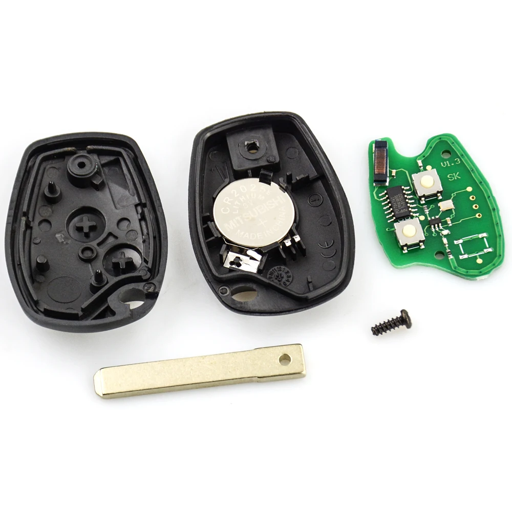 OkeyTech 2/3 кнопок 433 Мгц дистанционный Автомобильный ключ для Renault Duster Modus Clio 3 Dacia Logan