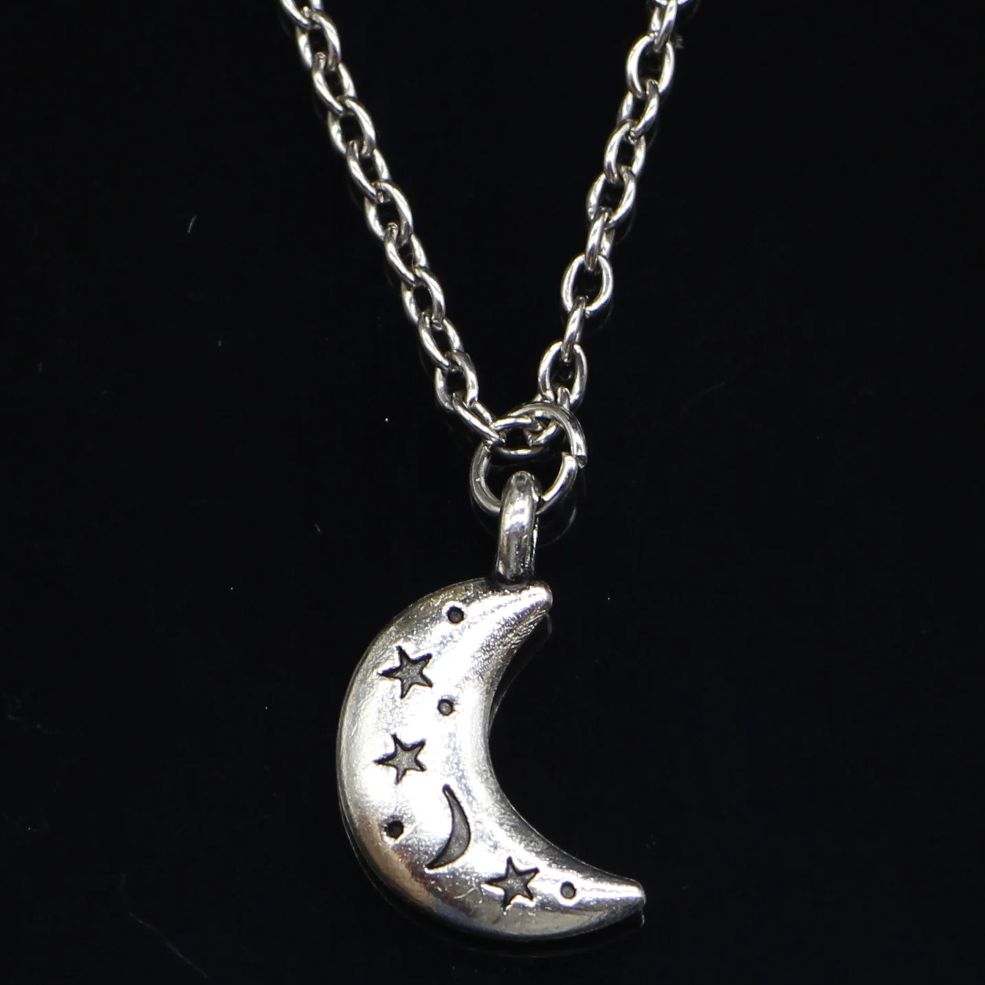 

Новая мода ожерелье 20x13 мм «Луна», «Звезды» Подвески Короткие Длинные женские и мужские Colar, подарок, ювелирное изделие колье-чокер