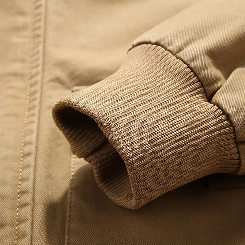 

Brand Autumn Jacket Men Windbreaker Military Jackets Turn-down Collar Veste Homme Solid Leisure Coat Male Outerwear Size M-4XL