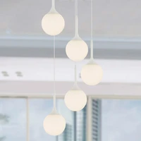 milk globe glass shade pendant lights loft lampada led lamp for bar restaurant decorative hanging pendant lamp fixtures