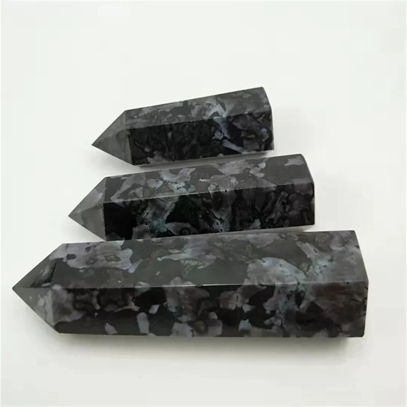 

1PC Natural Rare Gray Black Quartz Crystal Single Terminated Wand Point Healing Mineral Specimens Collectibles Home Decor Stone