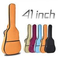 guitar bags 41 inch portable oxford fabric acoustic guitar double straps padded guitar soft case gig bag waterproof backpack
