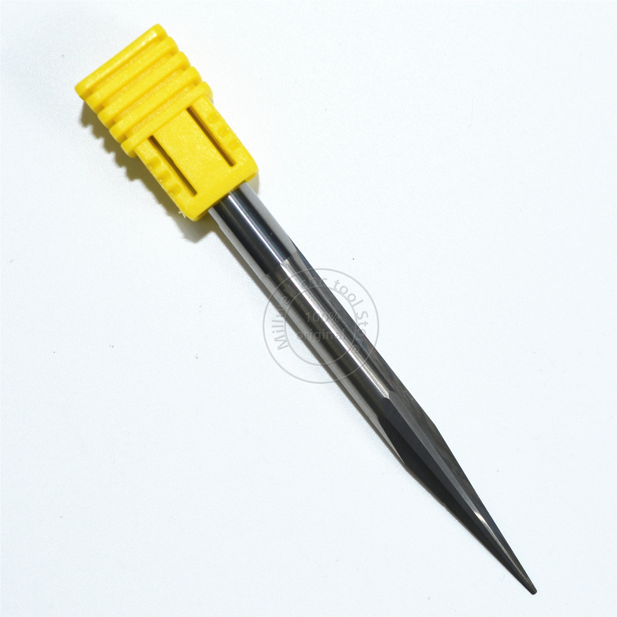 5 шт.-6 мм * 10 ° R0.5 80L карбидная торцевая фреза с ЧПУ для деревообработки Концевая