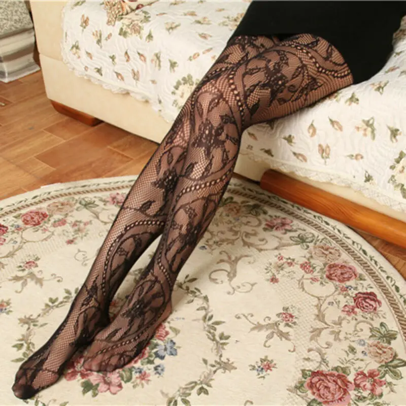 Sexy Women Tights Skinny Black Fishnet Stockings Lady Net Pattern Hoise Hosiery Pantyhose | Женская одежда