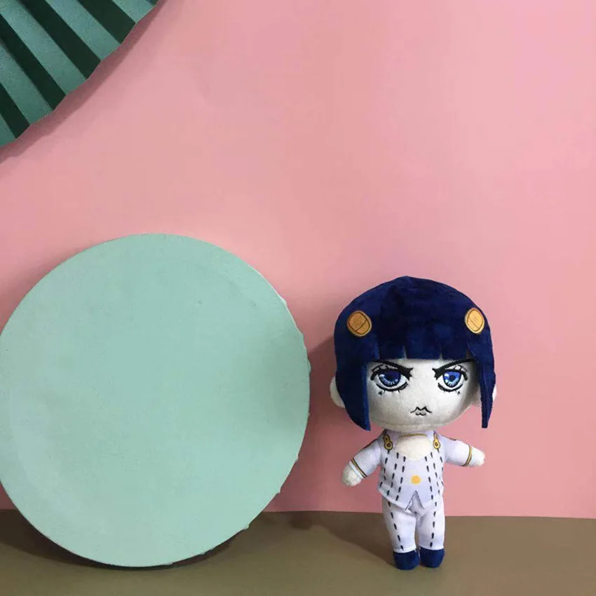 

20cm Japan Anime JoJo's Bizarre Adventure Plush Toys Golden Wind Q Version Collectable Stuffed Doll Toy Children Gift Cosplay