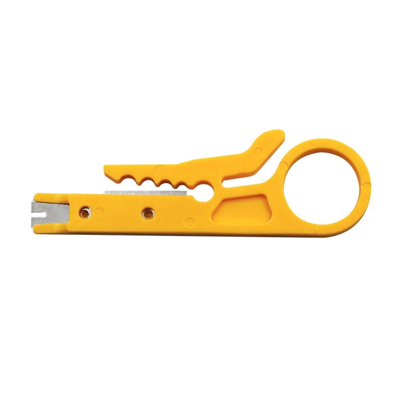 

Portable Wire Cutter Stripper Knife Crimper Pliers Crimping Tool Cable Stripping Wire Cutter Cut Line Tool Cable Stripping Wire