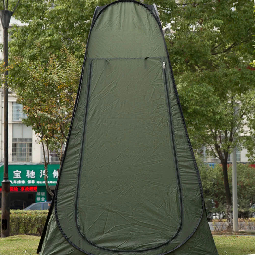 Портативная палатка для туалета душа кемпинга быстрооткрывающаяся камуфляжная