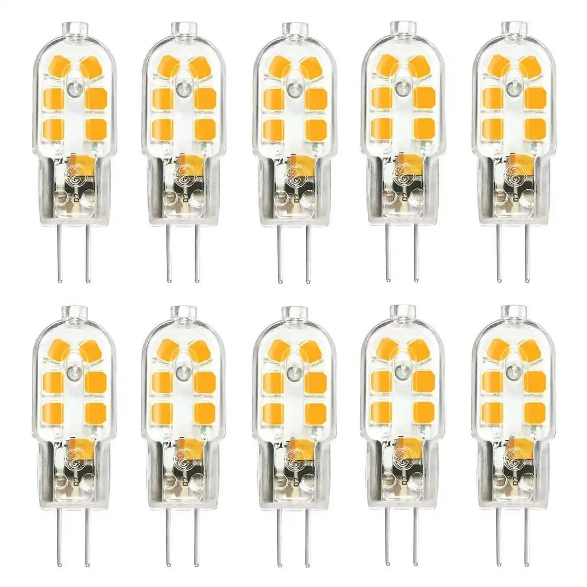 

Светодиодные лампы G4, 3 Вт, 2835 лм, 12 В, 10 светодиодный т., энергосберегающий, теплый белый, 3000 К, для дома, спальни, гостиной, кухни, осветительна...