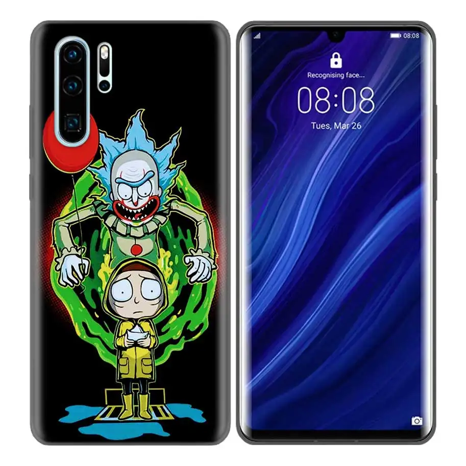 Черный силиконовый чехол для huawei P30 P20 P10 mate 30 20 10 Lite Pro Coque Fundas, чехлы, раковины, Pennywise, клоун, ужас