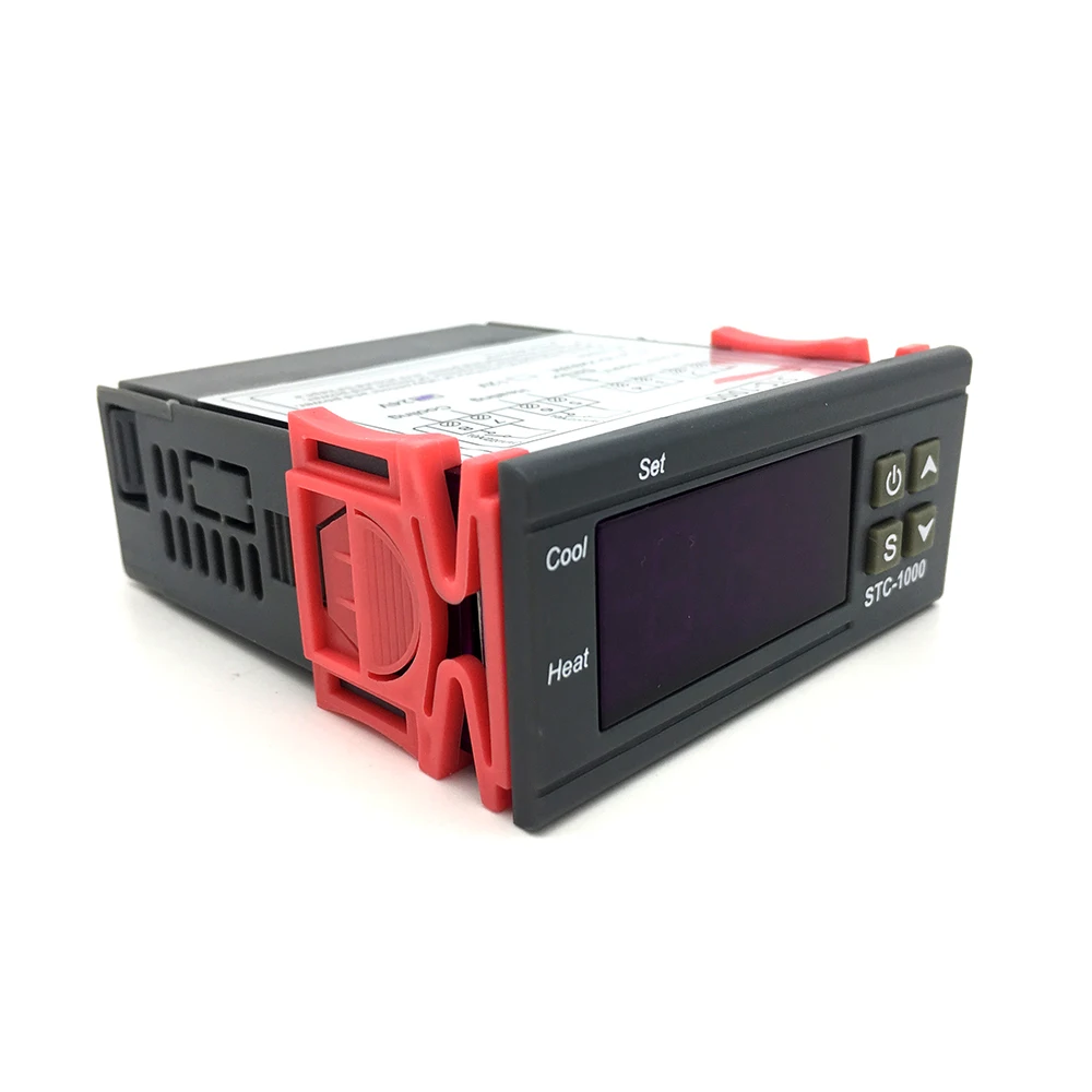 Цифровой Температура контроллер STC-1000 12V 24V 110V 220V нагревательный Охлаждающий термостат для Аквариум инкубатор