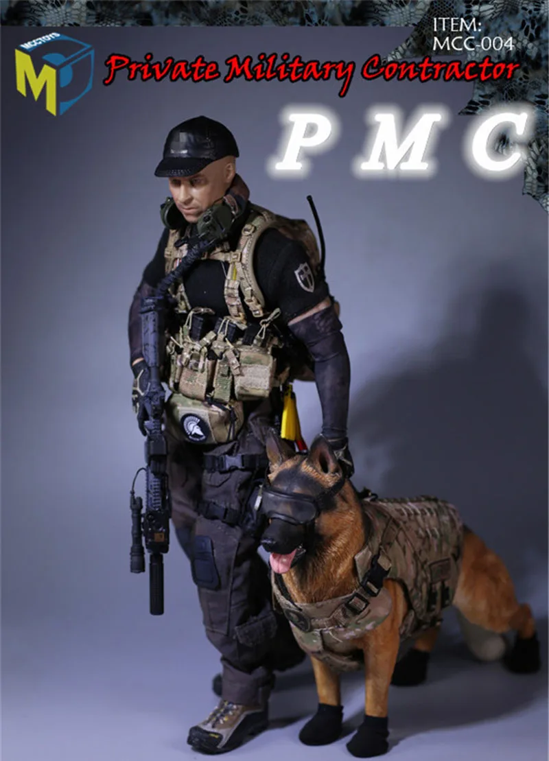 

Limited Stock MCCTOYS MCC-004 1/6 Scale PMC Tactical Suit A Style Without Dog In Stock for 12 inches Male Solider Action Figure