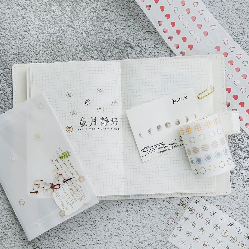 Милая декоративная клейкая лента с Базовым элементом точечная Маскировочная