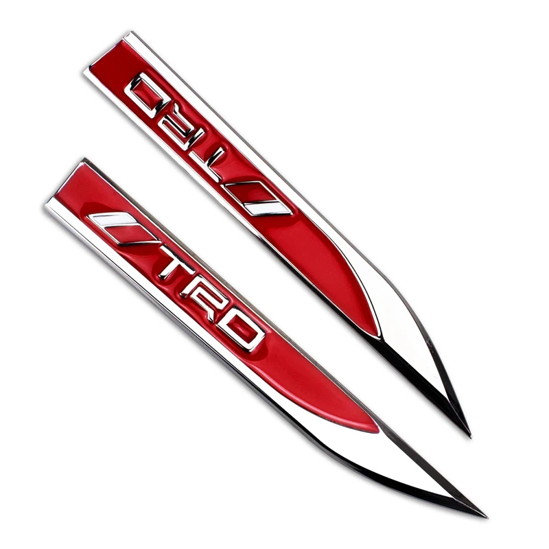 Автомобильный Стайлинг 3D металлический TRD значок для гоночного автомобиля
