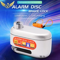 disc lock alarm padlock with 110db sound for motorcycles bicycles