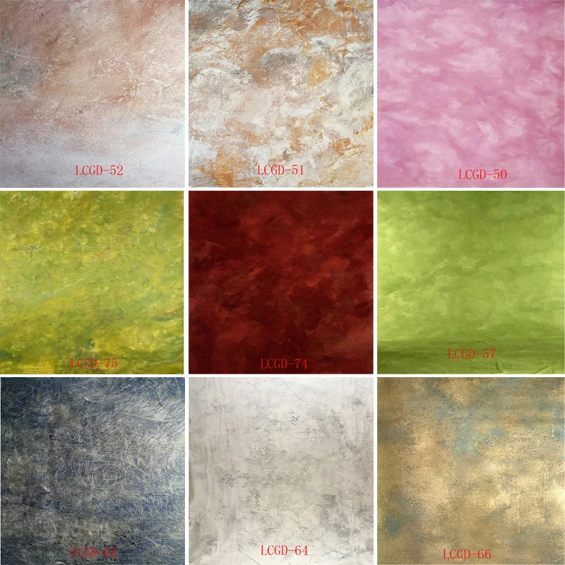 

SHUOZHIKE Art Fabric Vintage Hand Painted Photography Backdrops Props Texture Grunge Portrait Background 201205LCJDX-102