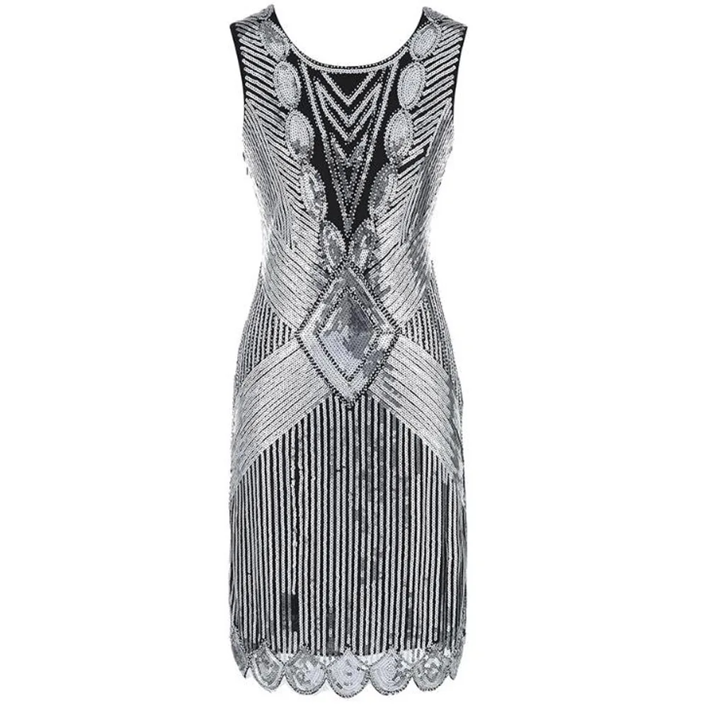 Женское вечернее платье с блестками блестящее винтажное для танцев и дискотек