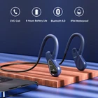 Беспроводные Bluetooth-наушники A01, костная проводимость, не вставляются в уши, IPX5, водонепроницаемые, спортивные наушники плеер с микрофоном с шумоподавлением