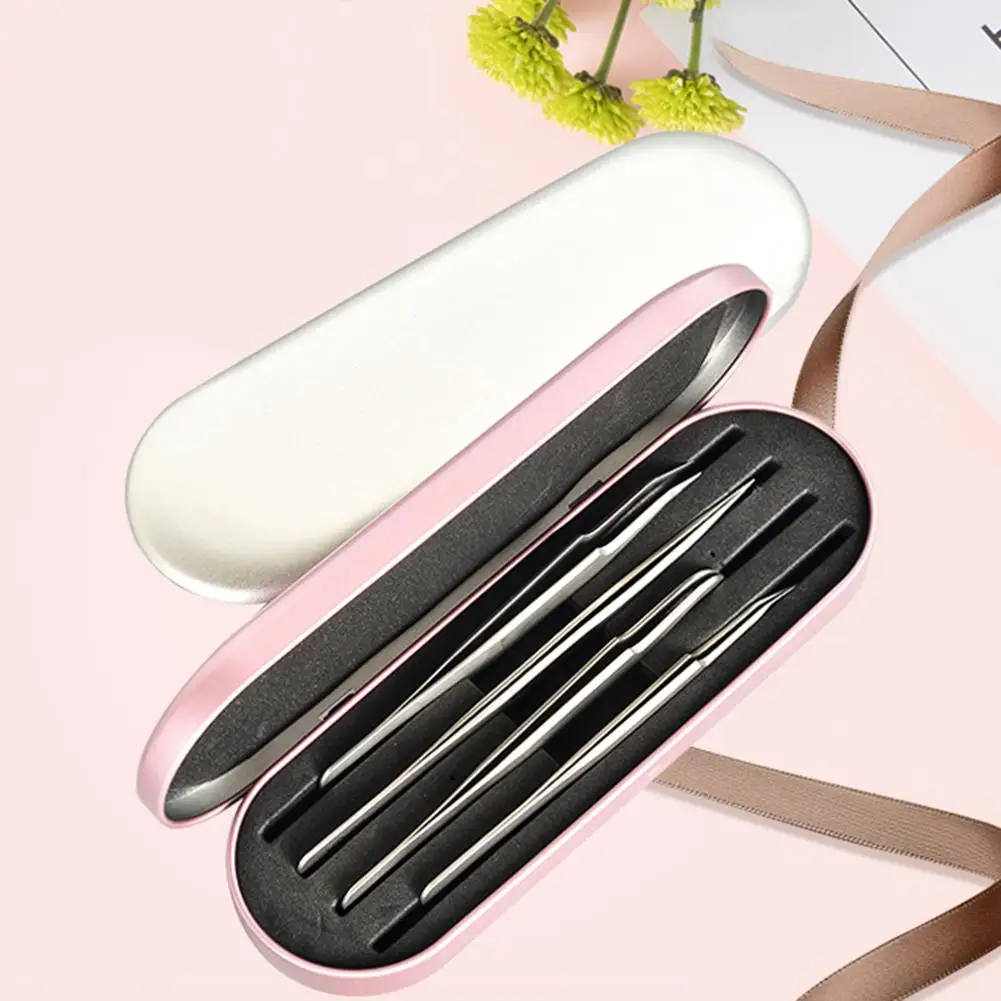 

Professional Eyelash Extension Storage Box Tweezers Organizer Case Makeup Tool