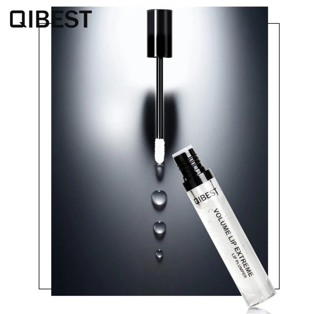 

Qibest New Make Up Clear Liquid Lipgloss Waterproof Long Lasting Big Lips Moisturizer Luxury Lip Gloss Transparent Makeup