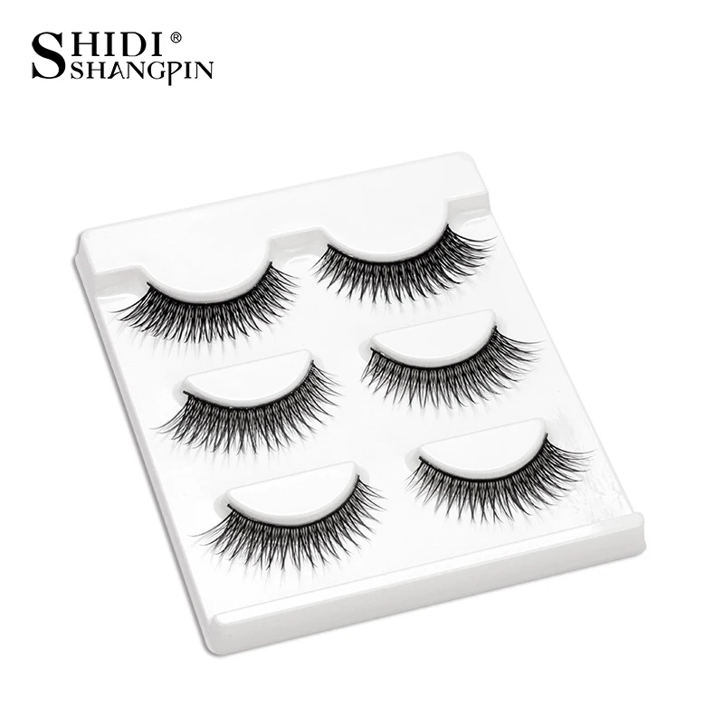 Z'LRAQI BEAUTY 10 ~ 15 мм Новые 5 пар накладных ресниц ручной работы 3D норковые мягкие