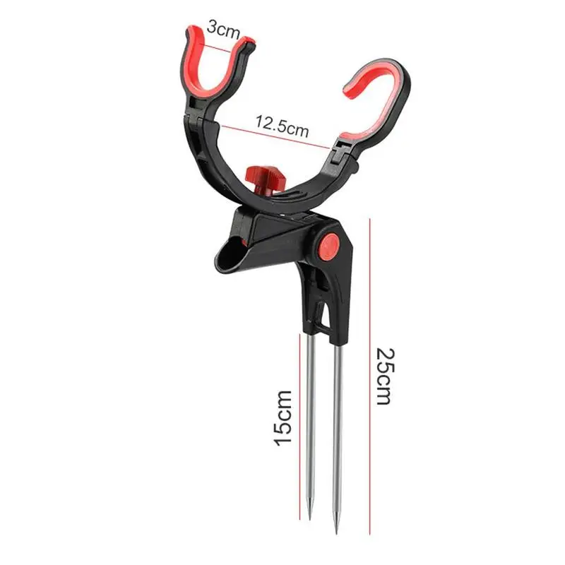 

1Pc Universal Fishing Rod Holder Adjustable Folding Bracket Holder Lake Sea Pole Fishing Fixed Fishing Outdoor Rod Bracket H4F2