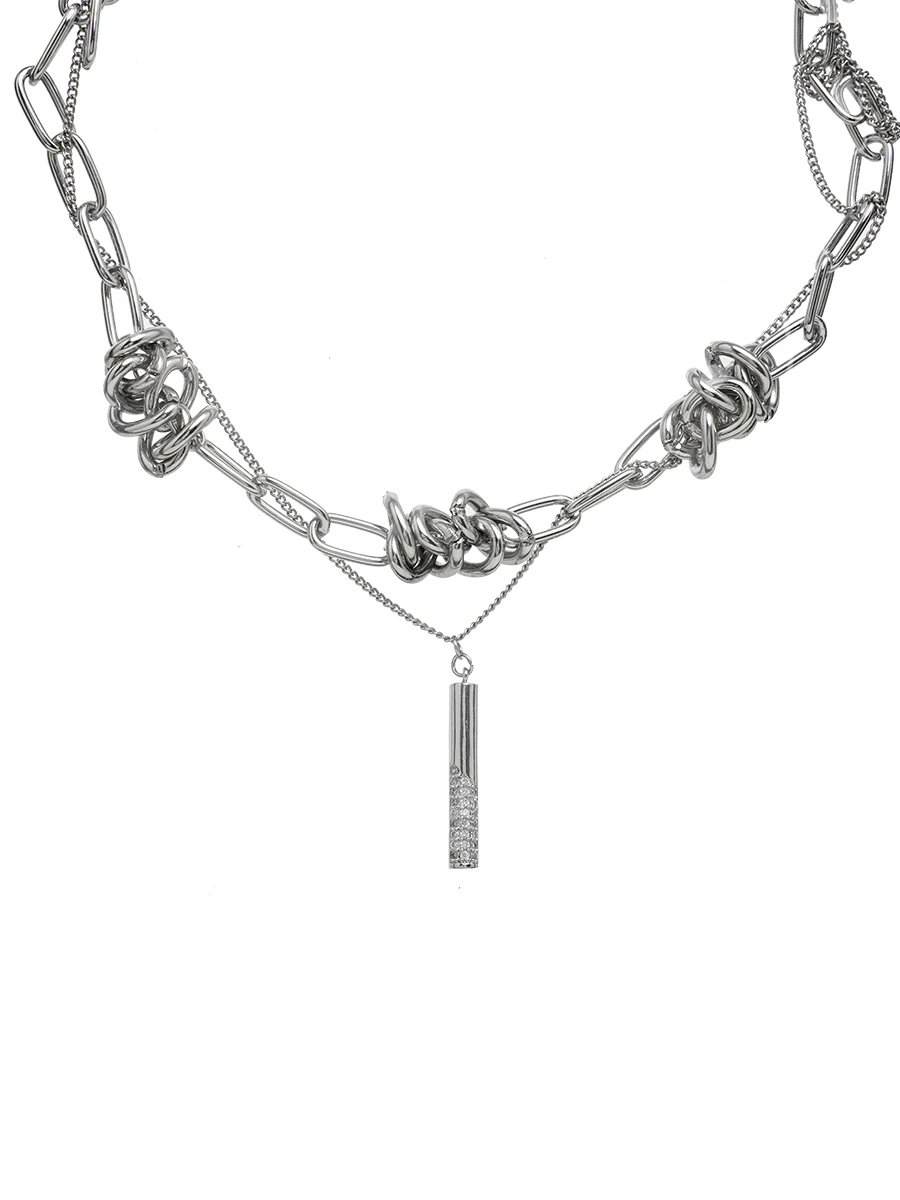 

Thorns Necklace 2021 New Female Light Luxury Niche Design Sense Senior Clavicle Chain Ins Hip Hop