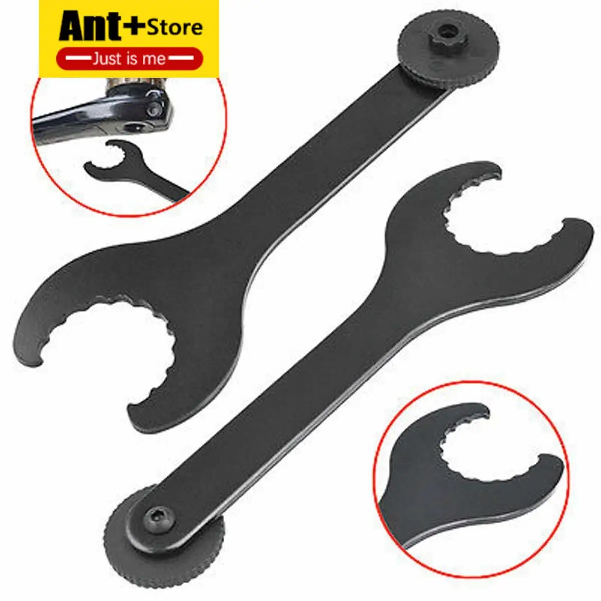 

Hot Bike Repair Tool BB Bottom Bracket Bicycle Crankset Install SpannerWrench Install Kit for Shimano Bike Hollowtech II 2