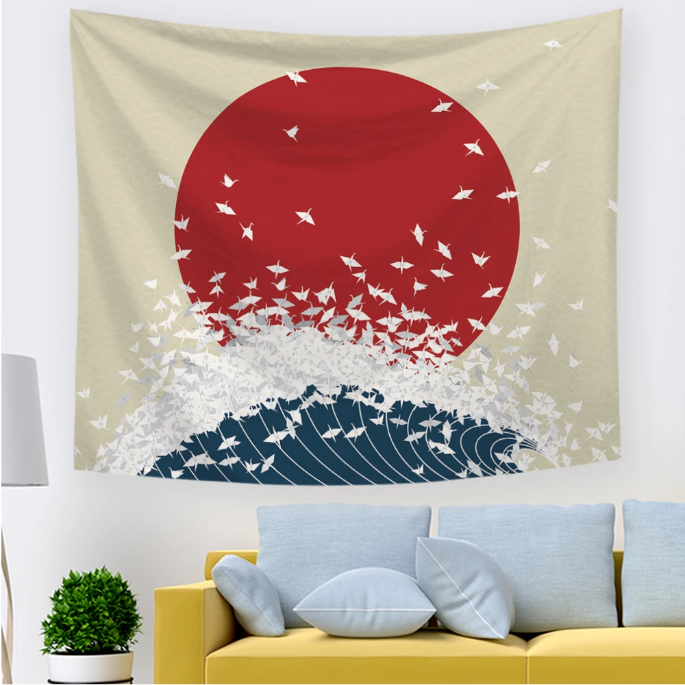 

Настенный Гобелен Hawkalice с галактикой луной, гобелен с изображением галактических деревьев, звездное небо, психоделический художественный г...