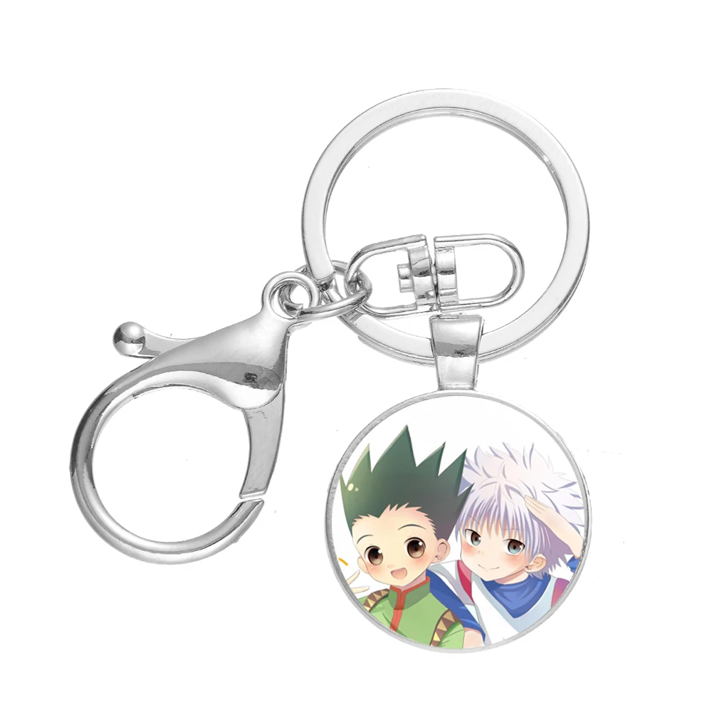 Трендовый брелок Hunter x из аниме Killua Zoldyck Kurapika фигурка постер стеклянный купол для