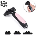 Профессиональная расческа для груминга домашних животных, инструмент для чистки собак и кошек с вращающимися шпильками