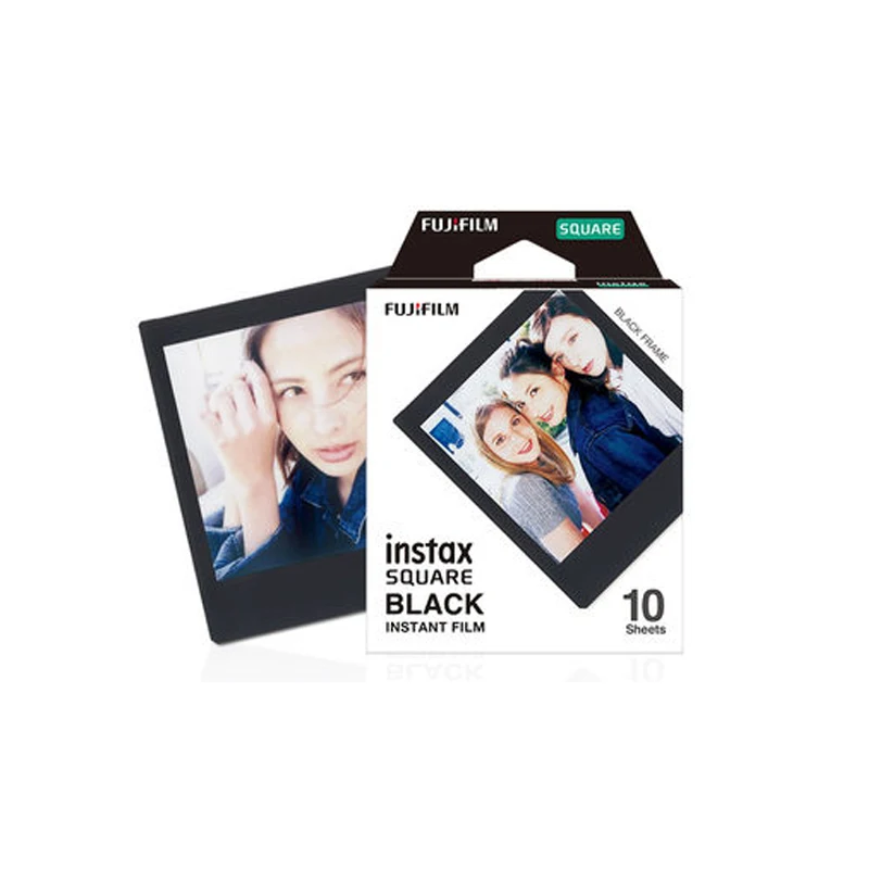 Fujifilm instax mini fuji квадратная фотобумага черный край 10 листов для sq6/SP-3/sq10 камеры |