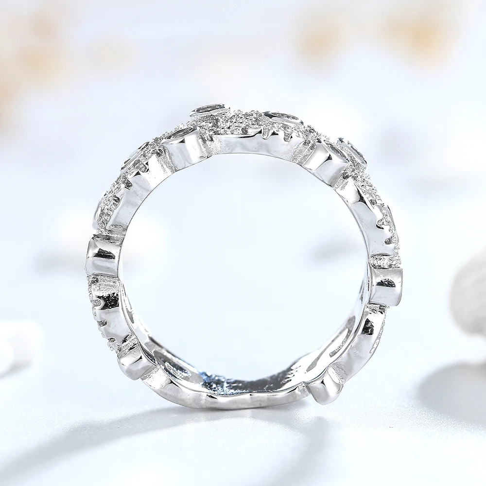 

Nasiya 925 Sterling Silver Rings Shining Luxury Zircon Musical Note Shaped Women Fashion Rings Fine Wedding Party Jewelry Gifts