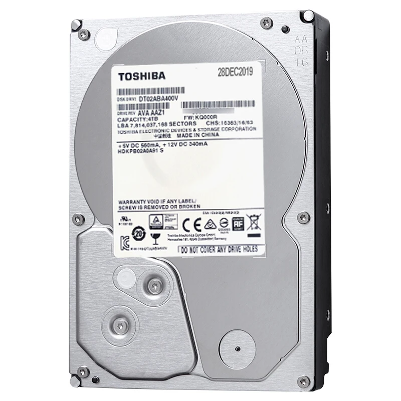 TOSHIBA HDD наблюдения 500 г 1 ТБ 2 3 4 8 жесткий диск 5 дюйма DVR NVR CCTV монитор HD Внутренний SATA