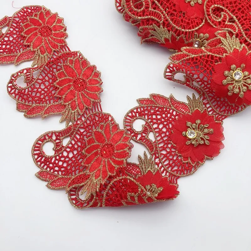 Шнур для вязания крючком золотого и желтого цвета 10 ярдов | Дом сад