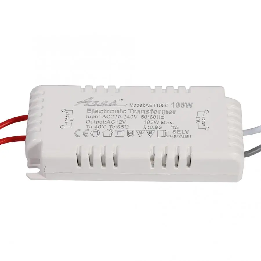 1 3 220V 12V напряжение трансформатора галогенная лампа Электронный трансформатор