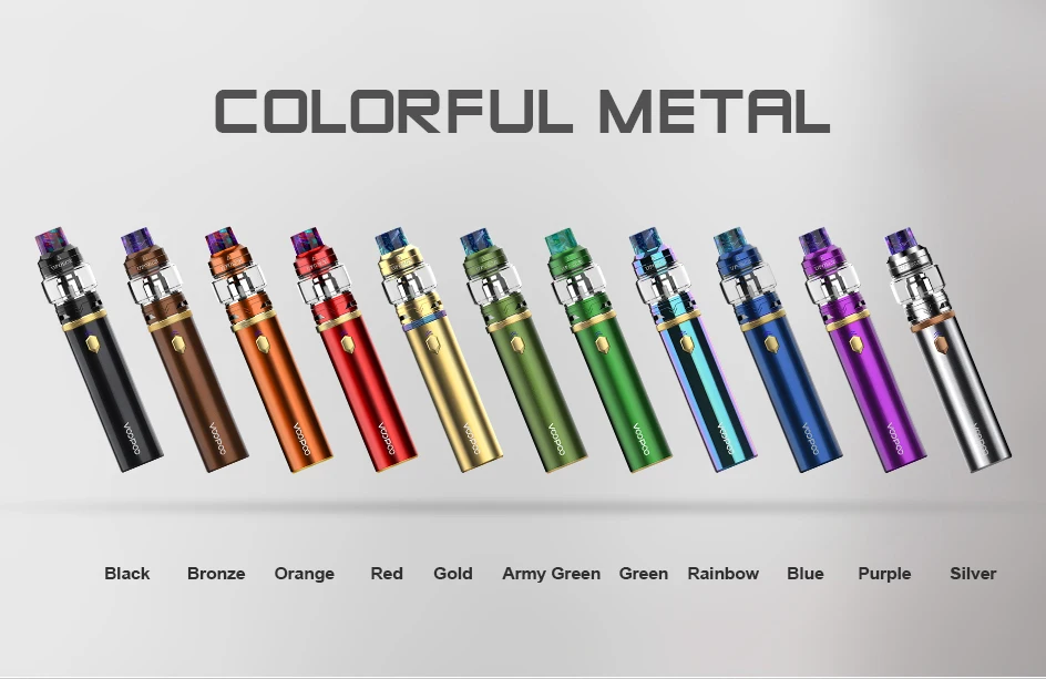 Набор электронных сигарет VOOPOO CALIBER PEN, 3000 мА/ч, набор для запуска ручки, макс. 110 Вт, выход 5 мл, Uforce Tank U4 U6, катушки