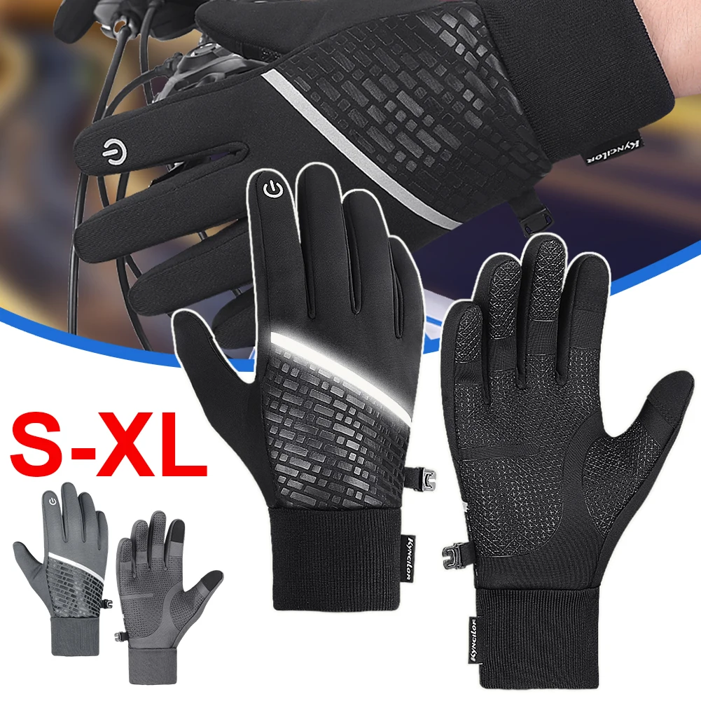 

Hot Sale Winter Outdoor Sports Running Glove Warm Touch Screen Gym Fitness Full Finger Gloves For Men Women Knitted Magic Gloves