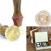 new street view stamp sealing custom wax seal wedding invitation tuyere vintage seal letter collection b35