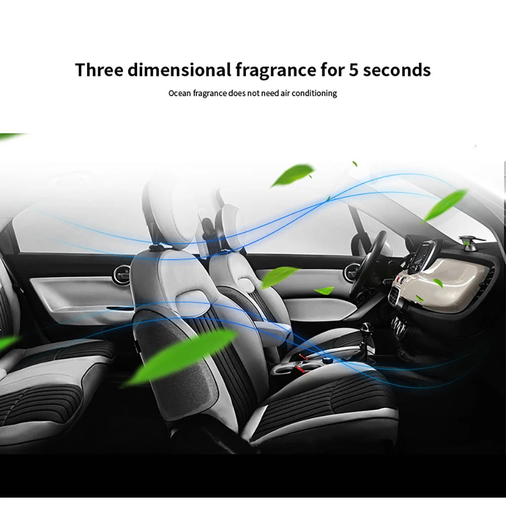 

Car Air Freshener UFO Aircraft Shape Gravity Sensor Rotating Perfume Accessories Interior Decoration Aromatherapy Solid Perfume