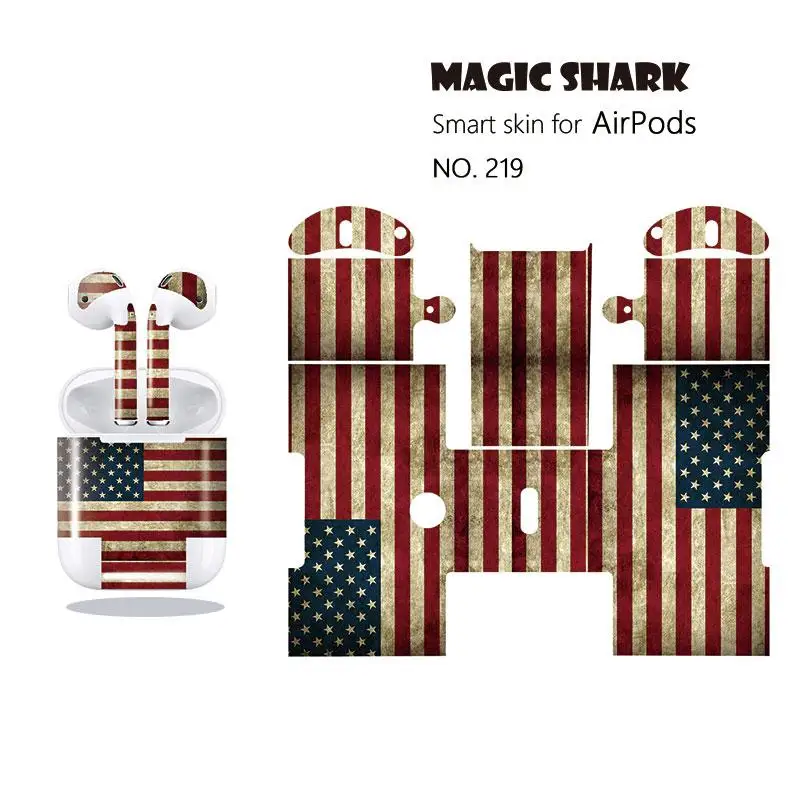 Magic Shark Водонепроницаемый модный 1 шт./лот чехол с флагом в виде черепа США