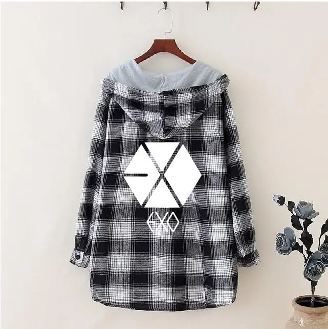 Толстовка с капюшоном Kpop exo sehun биология большие ярды для влюбленных k-pop капюшон EXO