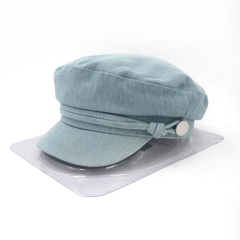 Женская однотонная восьмиугольная кепка модные зимние шляпы для газетчика