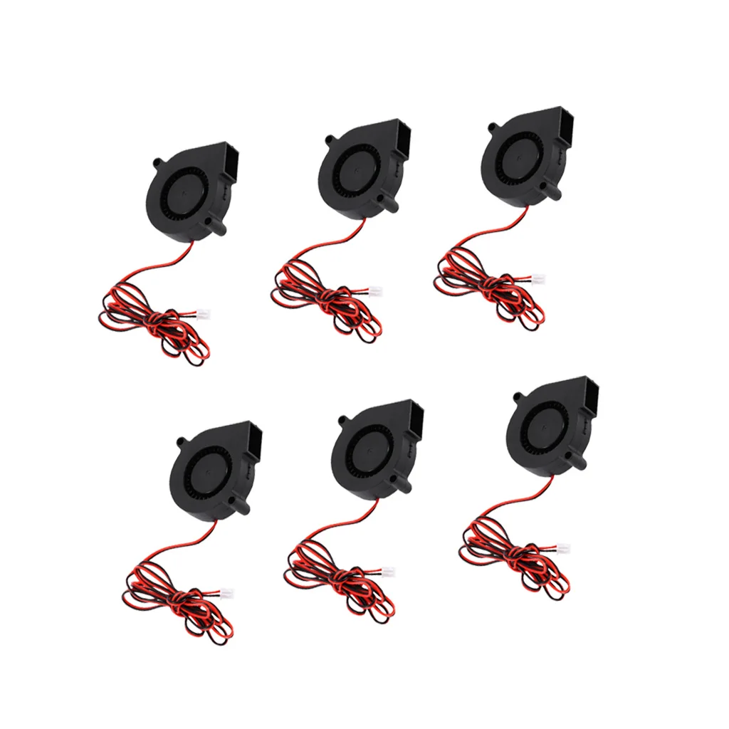 

6Pcs 24V DC 50mm Blower Radial Cooling Fan Hotend Extruder For 3D Printer