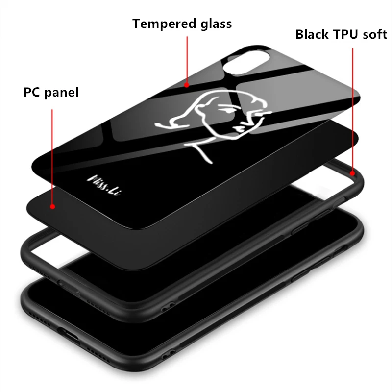 Обои с изображением жирафа из закаленного стекла для iPhone 5 5S SE 6 6s 7 8 Plus X XS Max XR чехлы