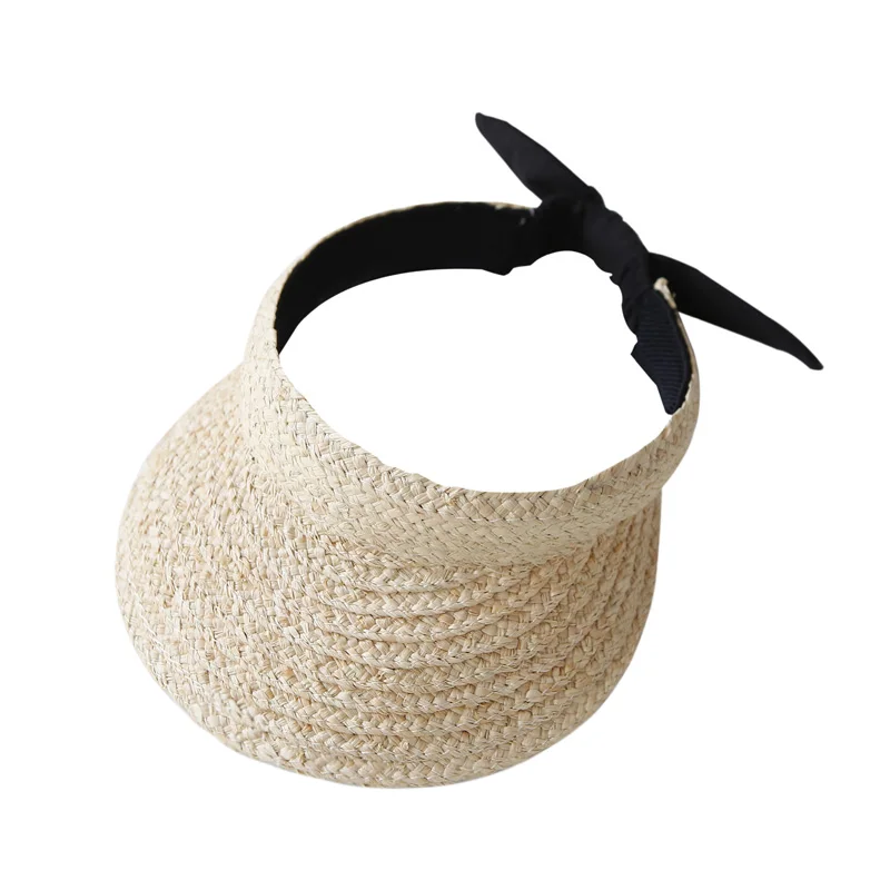 Детская летняя соломенная шляпа из рафии для маленьких девочек