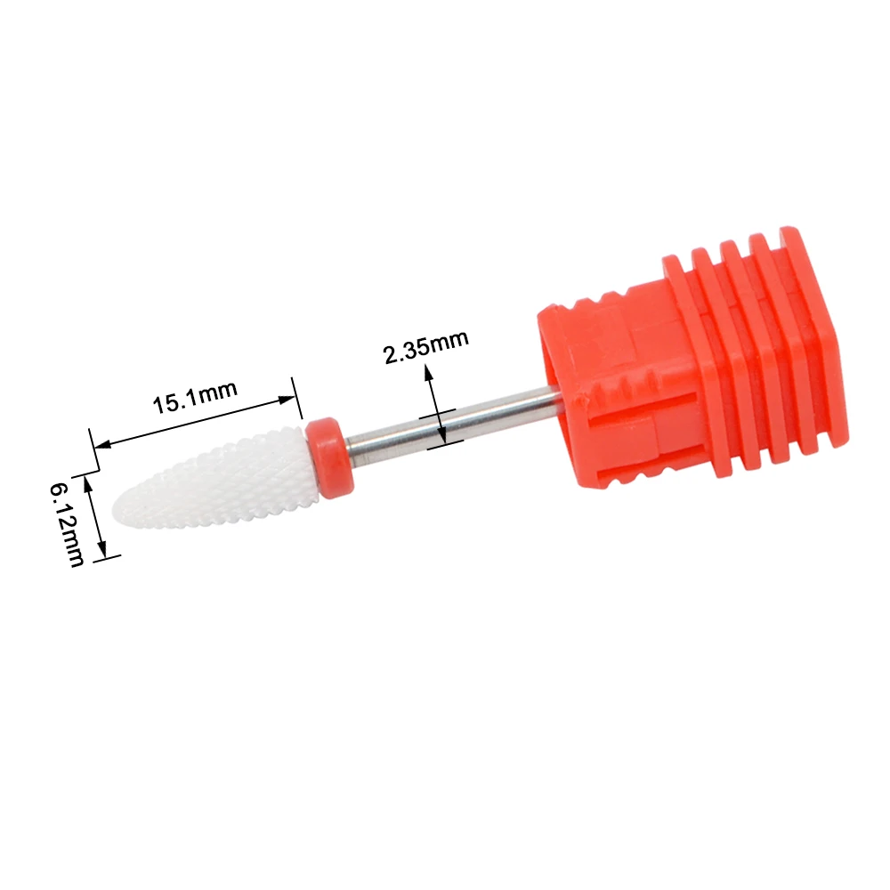 Керамическая фреза керамические сверла для ногтей маникюра инструменты
