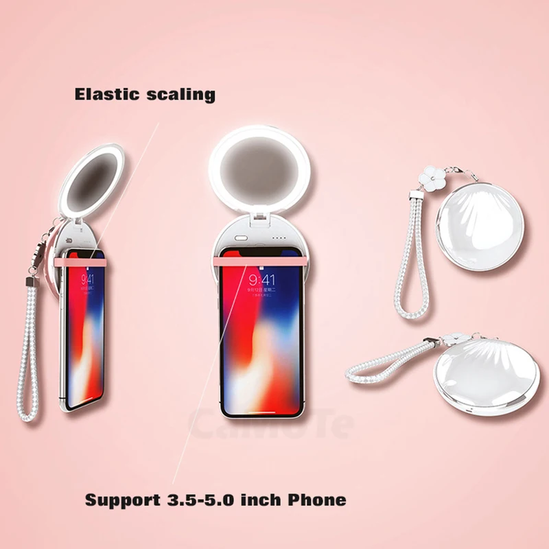 Новый модный портативный светодиодный светильник для селфи 3 уровня лампа