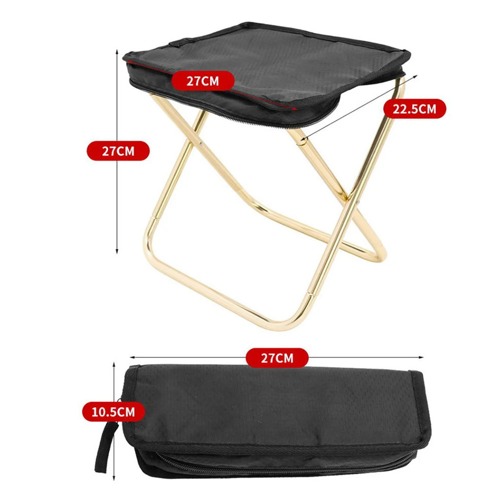 

Retractable Folding Outdoor Folding Chair Travel Foldable Beach Stool Chair For BBQ Stool Camping Fishing Hiking Picnic Chairs